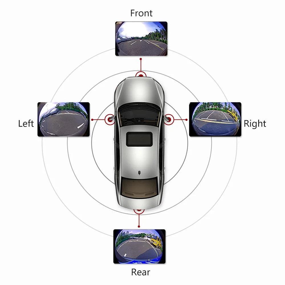 360-Degree Panoramic Driving Assist System Wtih 2D