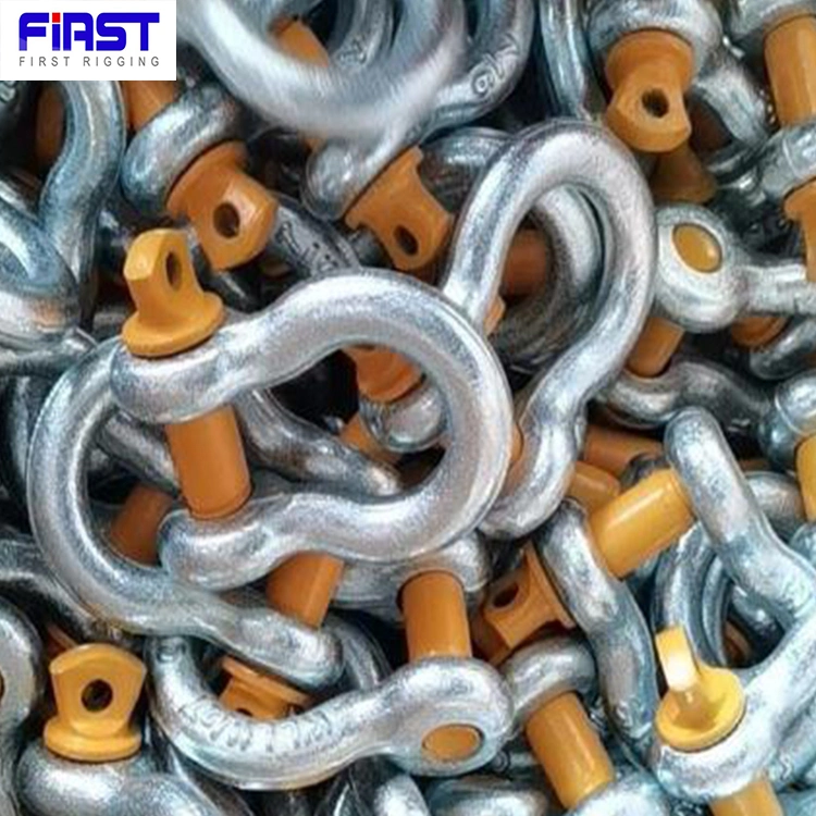 Factory Price 4.75t Alloy Steel G209 Bow Shackle for Lifting Chain Sling