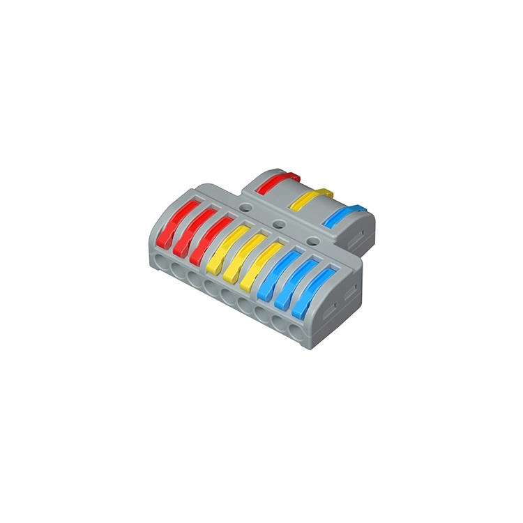 El terminal del cable Smico Bloques Conectores Pct-103D 3pin Empujar el conector del cable