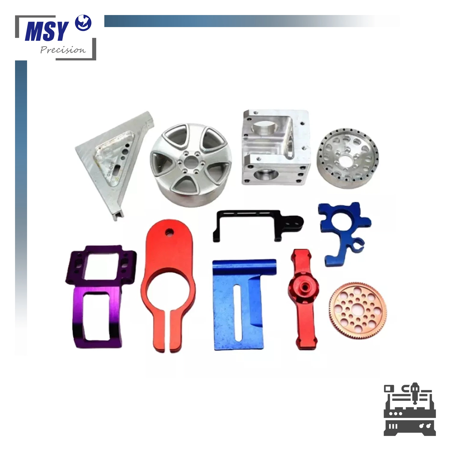 Customized CNC Machining Turning Services Oxidized Steel Electrical Equipment Machine Parts