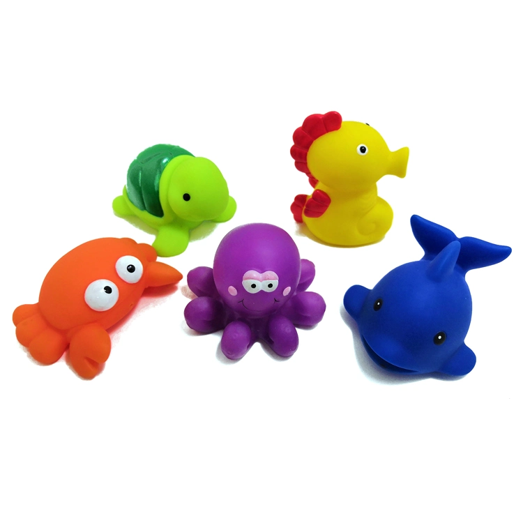 Plastic Squirt Water Toys Squirt Water Sea Animal Bath Toy, Tub Bath Animal Squirt Water