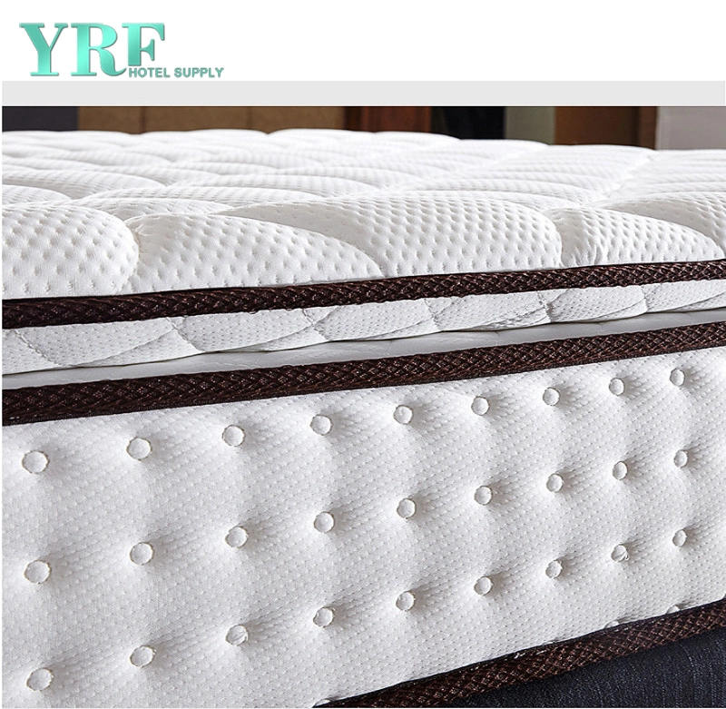 Luxury Bedroom 12 Inch Bed Mattress Fiber Detachable Washable Firm