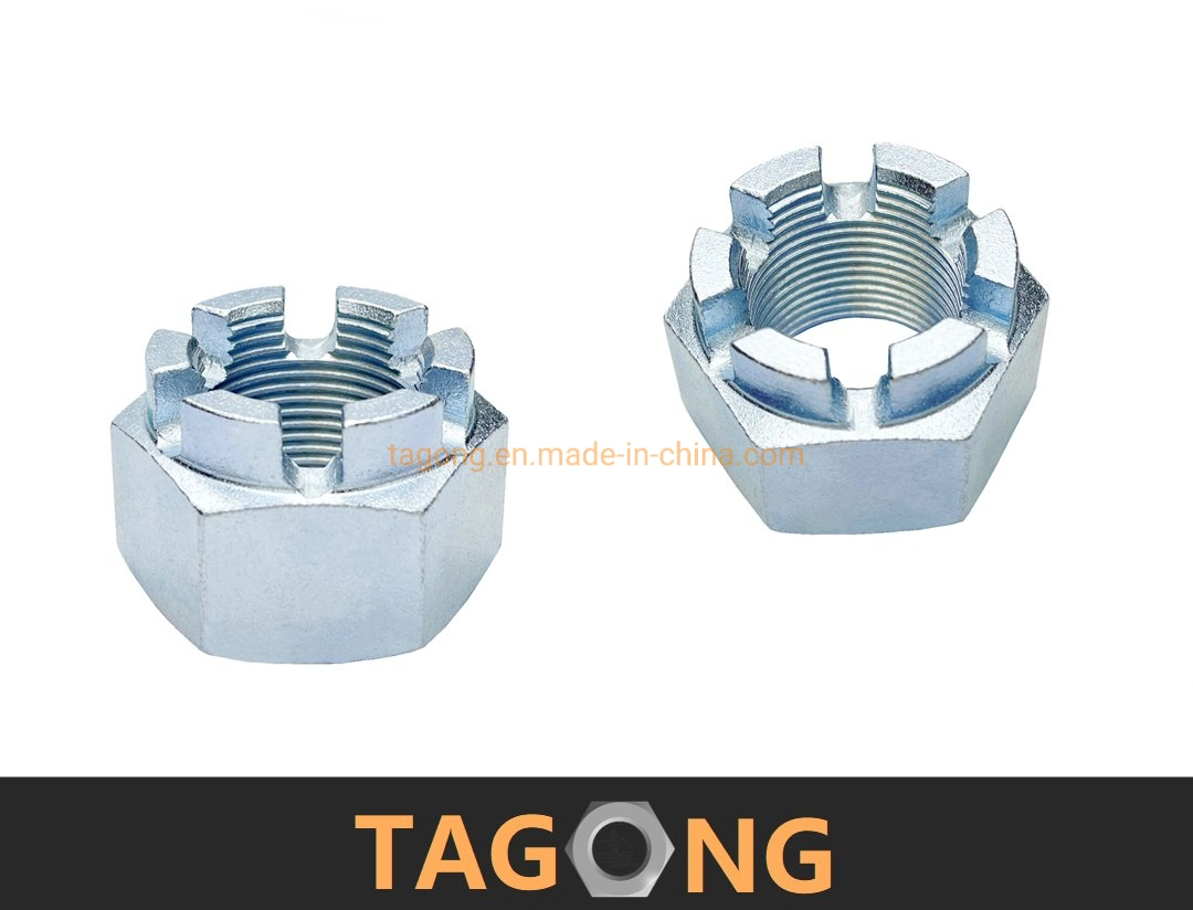 Slotted Nuts DIN937 DIN935 Castle Nuts ANSI B 18.2.2