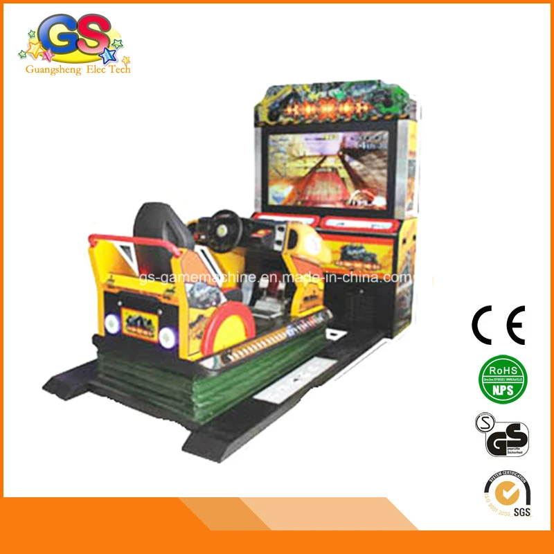 Máquina de Arcade de Conducción de Malasia Operada por Monedas Juega Gratis Juego Electrónico de Carreras de Coches