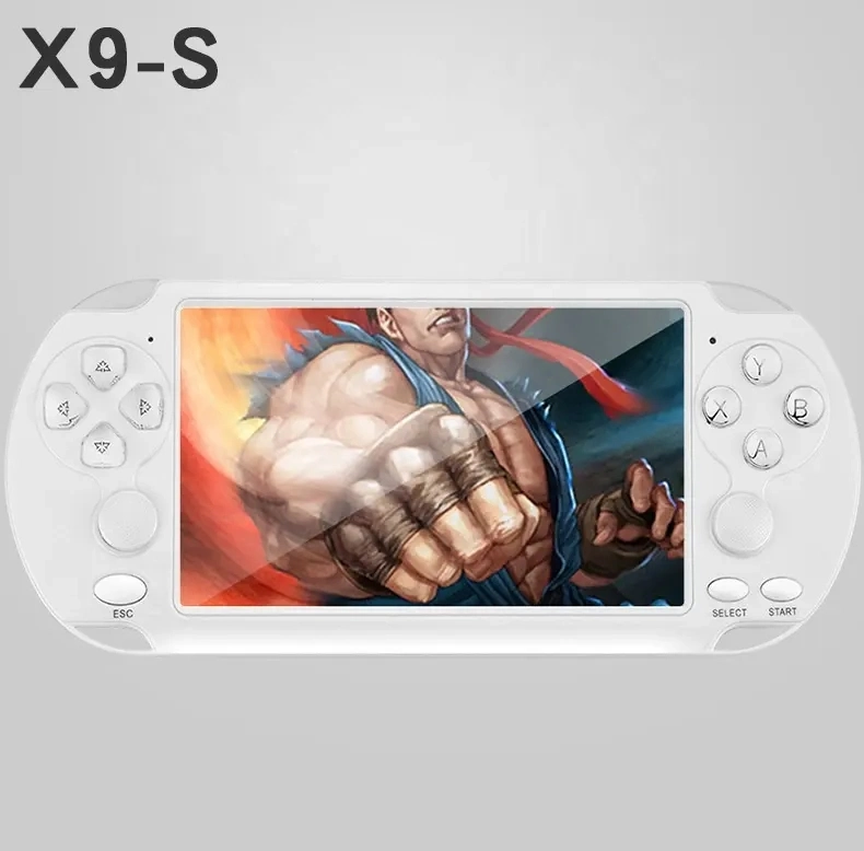 High quality/High cost performance  X9-S Classic Handheld Game Players Built-in 10000 Games HD 5.1 Inch Dual Joystick Handheld Game Console