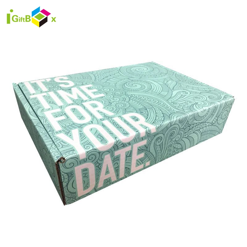 Hard Rigid Cardboard Corrugated Box Mailing Packaging with Custom Logo