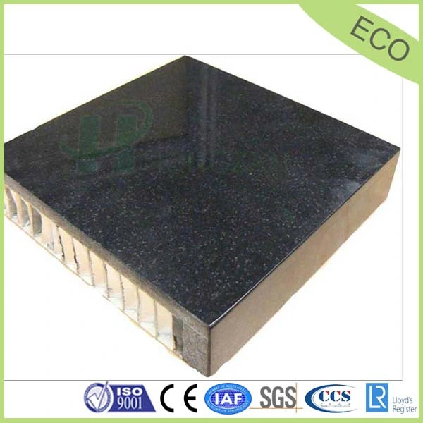 Negro al aire libre Granite Stone Honeycomb Panel materiales de construcción