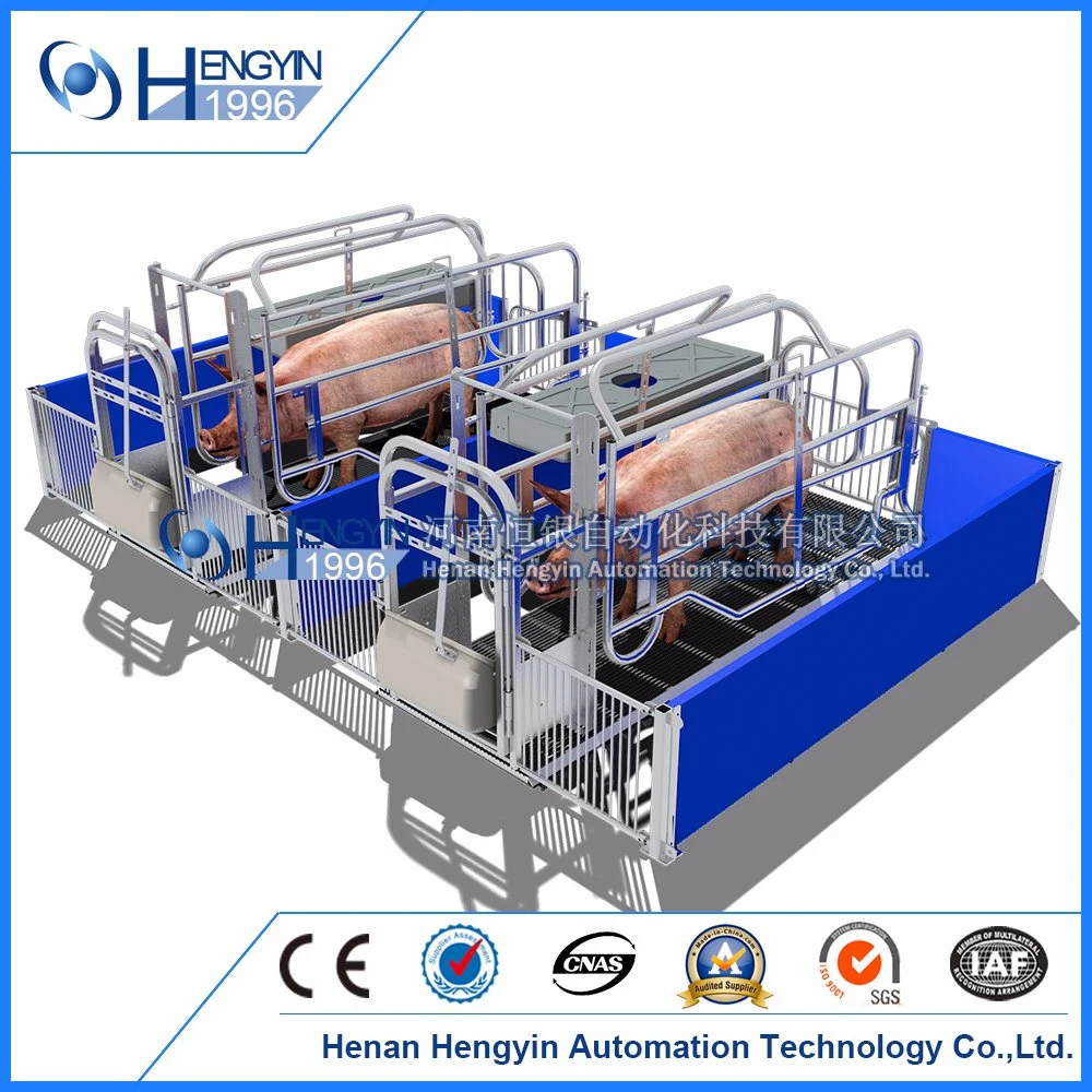 Reversible Farrowing Crate for Pig Breeding Farms