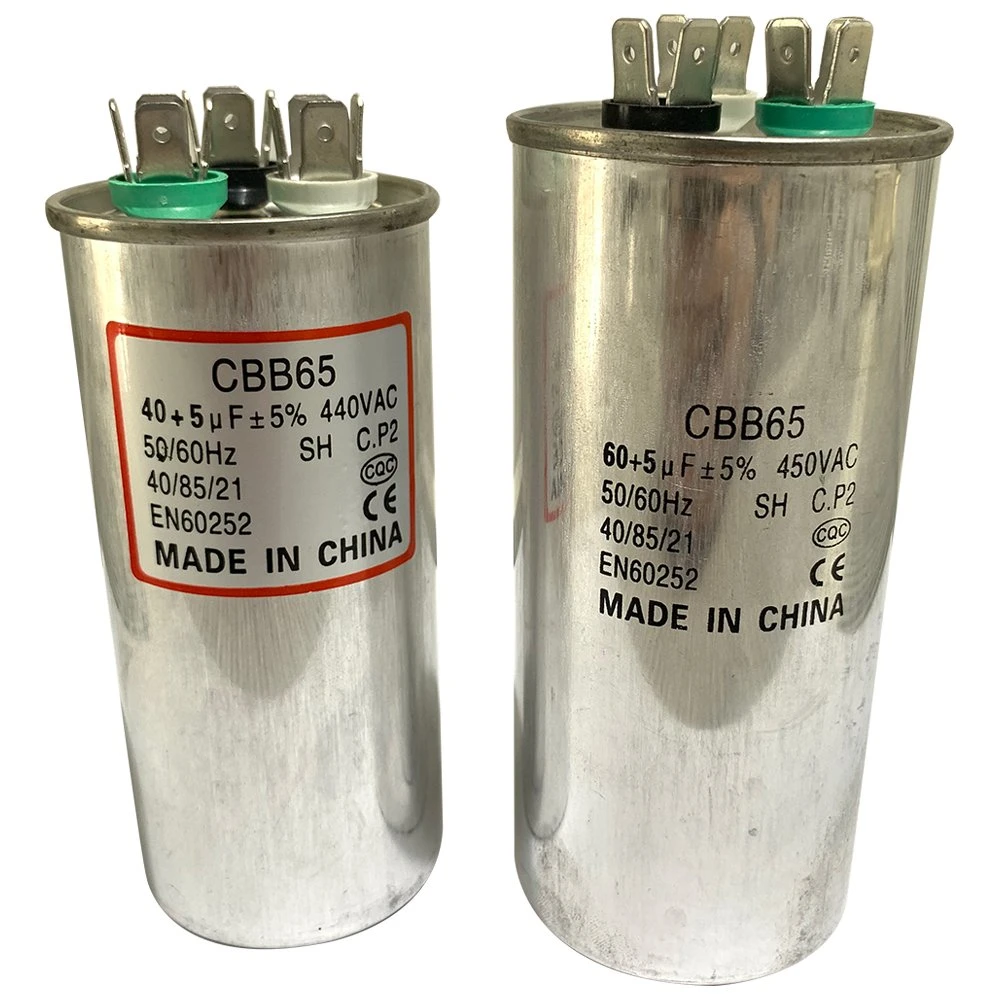 Wholesale AC Competitive Cbb65 Oval Aluminum Run Capacitor 370V 440V