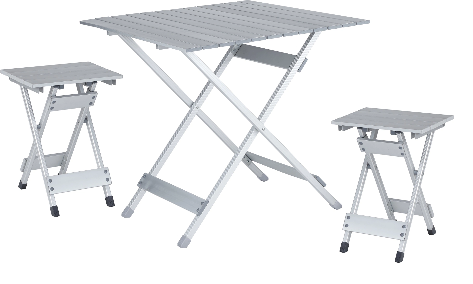 2021 High Quality Aluminum Desk Top Steel Frame Metal Portable Camping Picnic Beach Folding Table for Outdoor