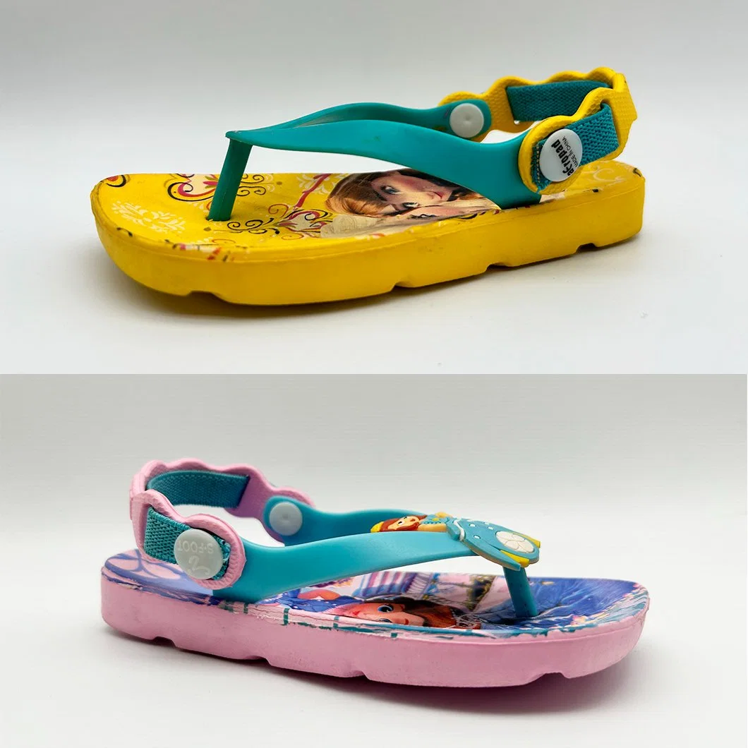 Los niños de la moda de dibujos animados de niños zapatos sandalias zapatillas Sandbeach chanclas de verano