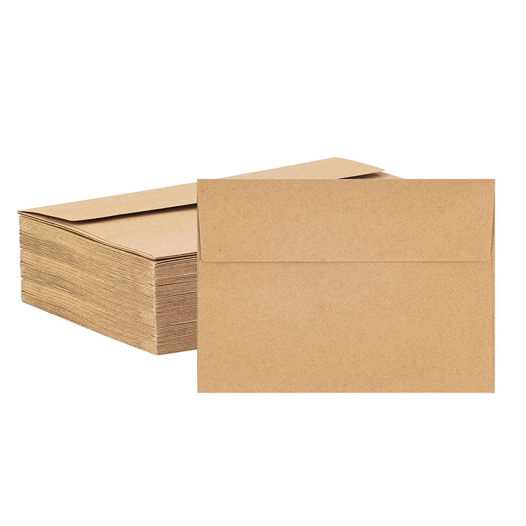 Custom Personalized Letter Kraft Paper Envelope for Card