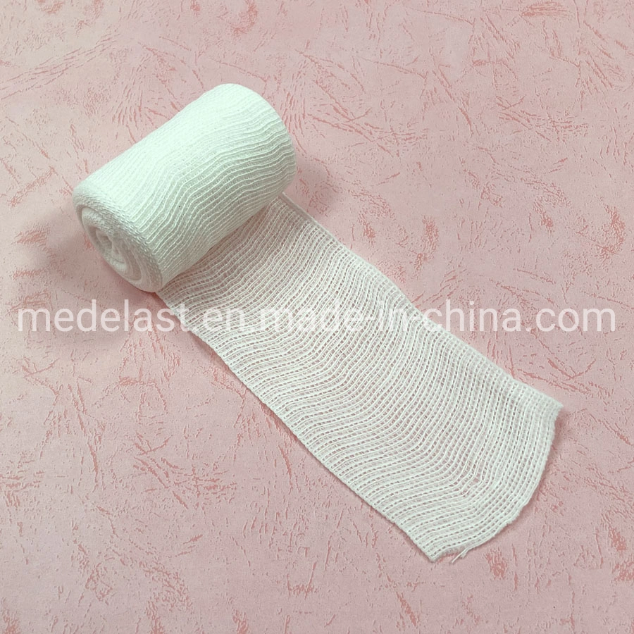 Elastic Cotton and PBT Bandage White Elastic Bandage in Various Sizes