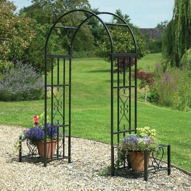 Hot Sale Ornamental Wrought Iron Garden Arch for Your Wedding