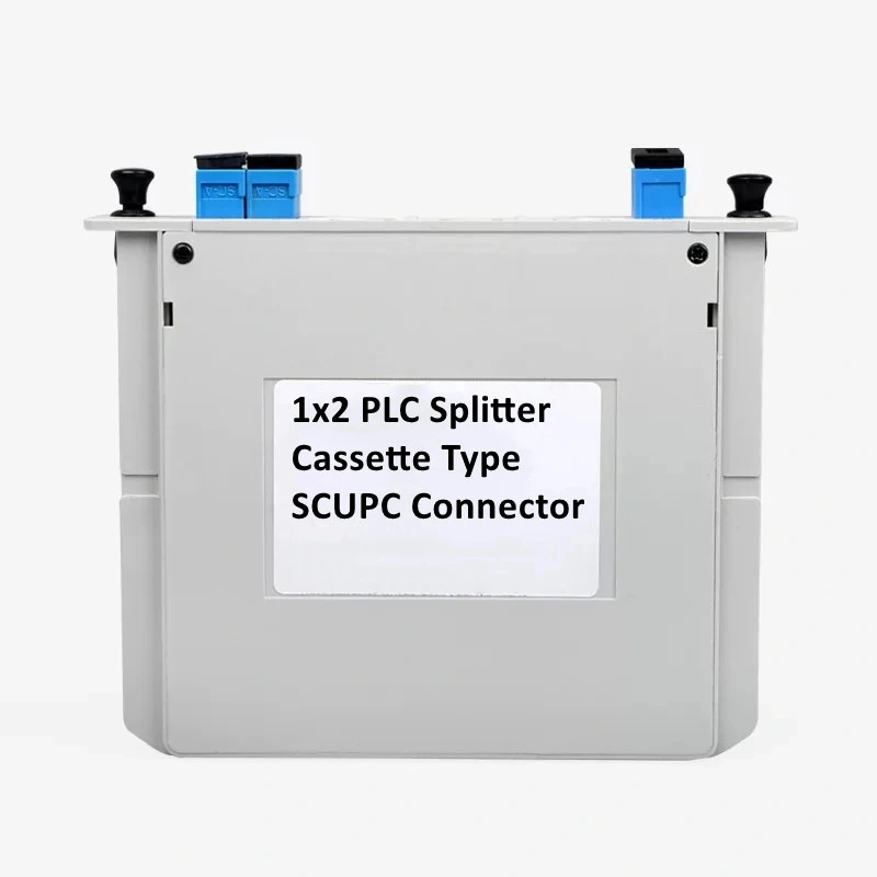 Complimentary FTTH Cassette Type Fiber Optic PLC Splitter 1*2 SC/PC 09mm with Excellent Uniformity & Reliability