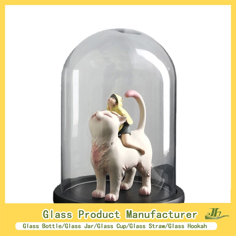 10/12/15/20/30cm Customized Glass Cover, Glass Craft, Glass Dome Manfuacturer for Preserved Rose/Preserved Flowers/Preserved Gift