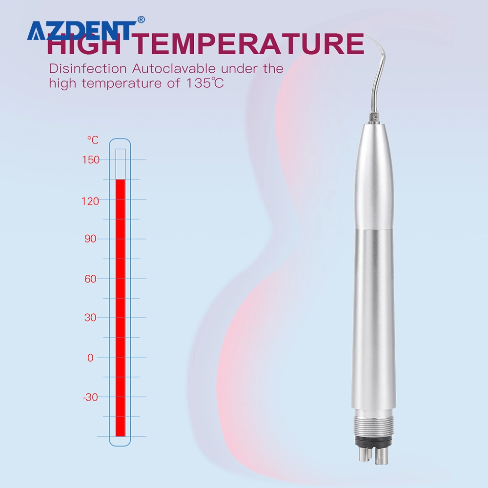 Dental Sonic Air Scaler Handpiece Tooth Cleaner with Torque Wrench