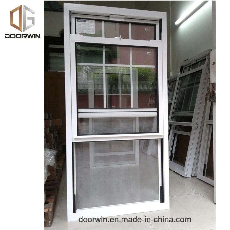 Thermal Break Aluminum Single Hung Double Glass Window