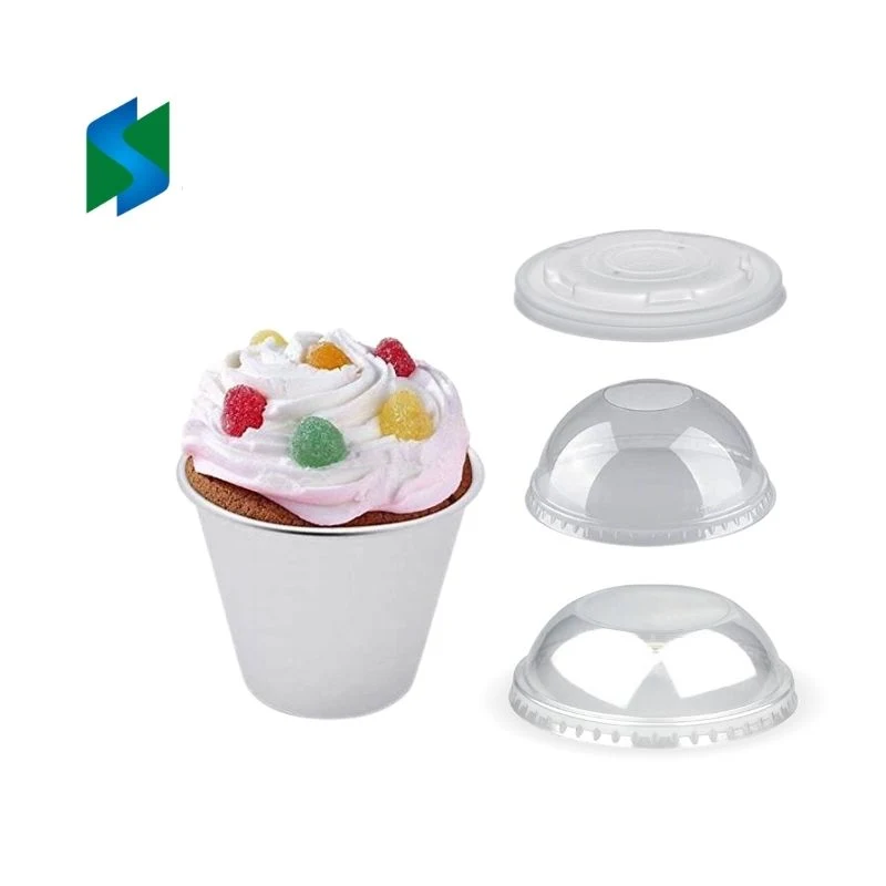 Alimentación Josun Helado vaso de papel 4oz 8oz 16oz el papel de estraza Jelly pintas con Logo