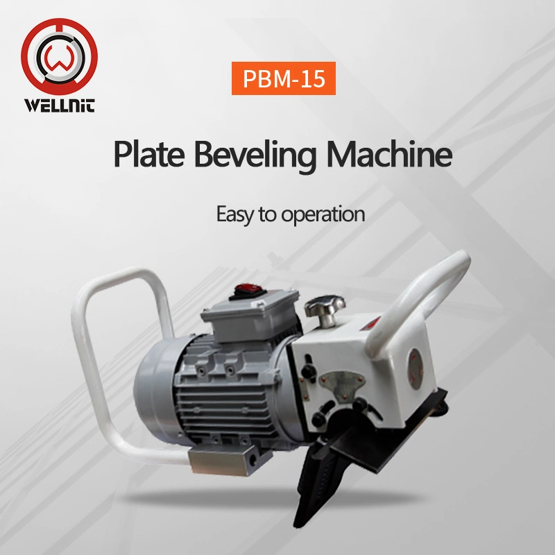 Pbm-15 Small Handle Plate Beveling Machine Beveling Width 1-15mm