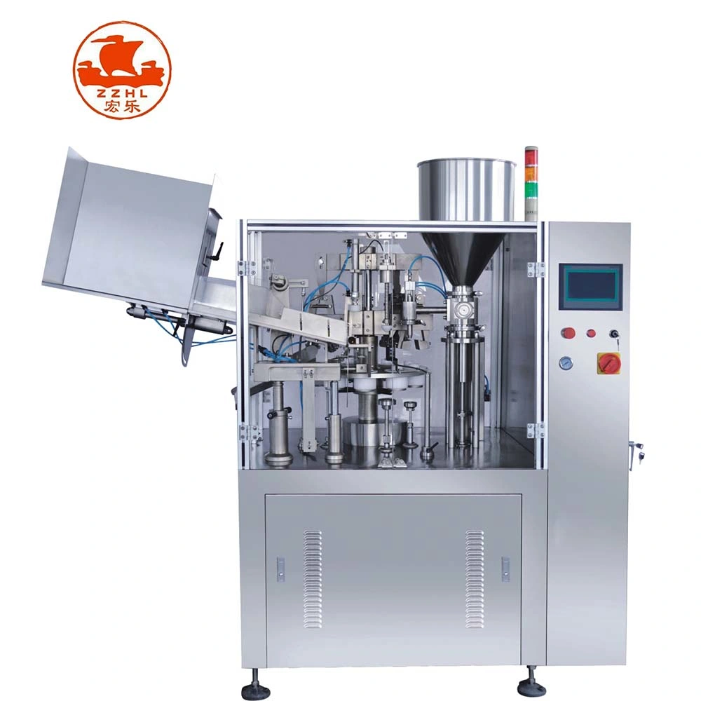 China Plastic Rotary Hand Cream Fill and Seal Sealing Tube Filling Machine