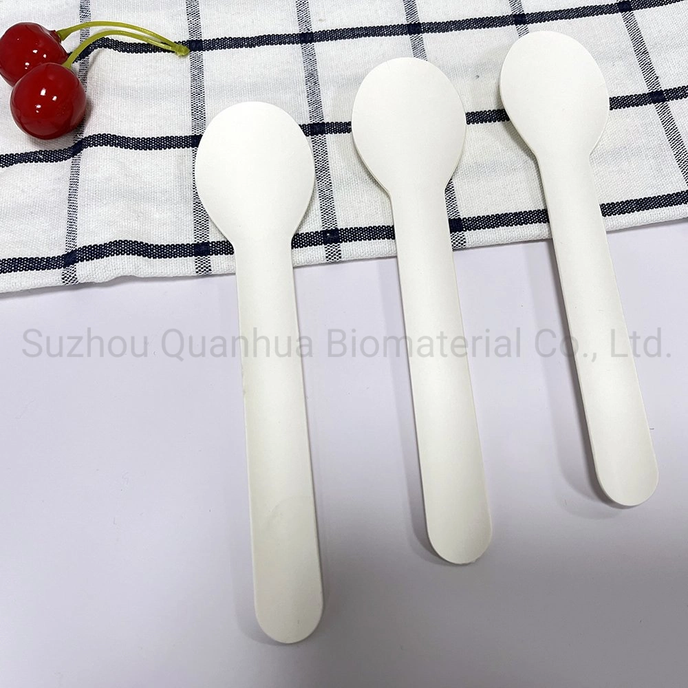 Quanhua High quality/High cost performance  6.2 Inch OEM ODM Disposable Paper Biodegradable Cutlery