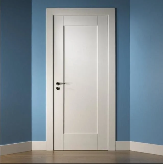 Prima Luxury Natural Timber Solid Wood Door with Painted Oak Wood Door Veneer Wooden Door