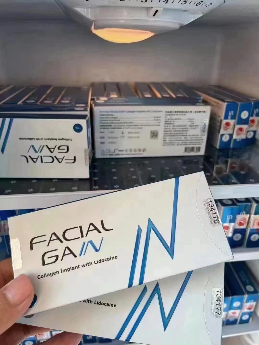 Taiwán Ganancia facial original colágeno 1ml implante para mejorar los círculos oscuros bajo los ojos, sin dolor, desplazamiento y Natural