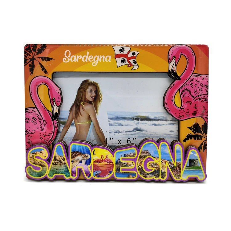 Fábrica logotipo personalizado Tropical Beach Fridge Magnet Island Souvenir Regalo Elementos