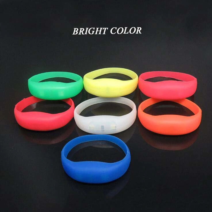 LED Bracelet Silicone Bracelet for Parties Vocal Concert and Events