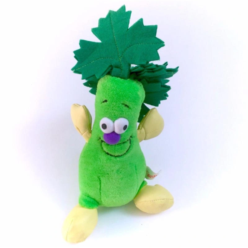 Hot Sale 20cm Lovely Green Plush Stuffed Celery Soft Toys and Vegetables