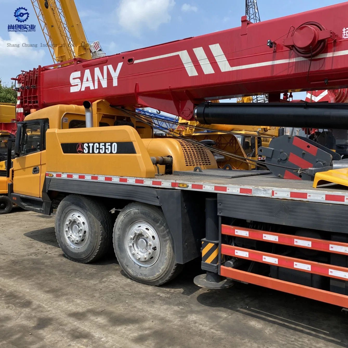 New/Used Sanyy Stc550 Model 50ton Stc750 70ton 100ton 160ton Five-Section Boom Cranetruck Crane Hydraulic Truck