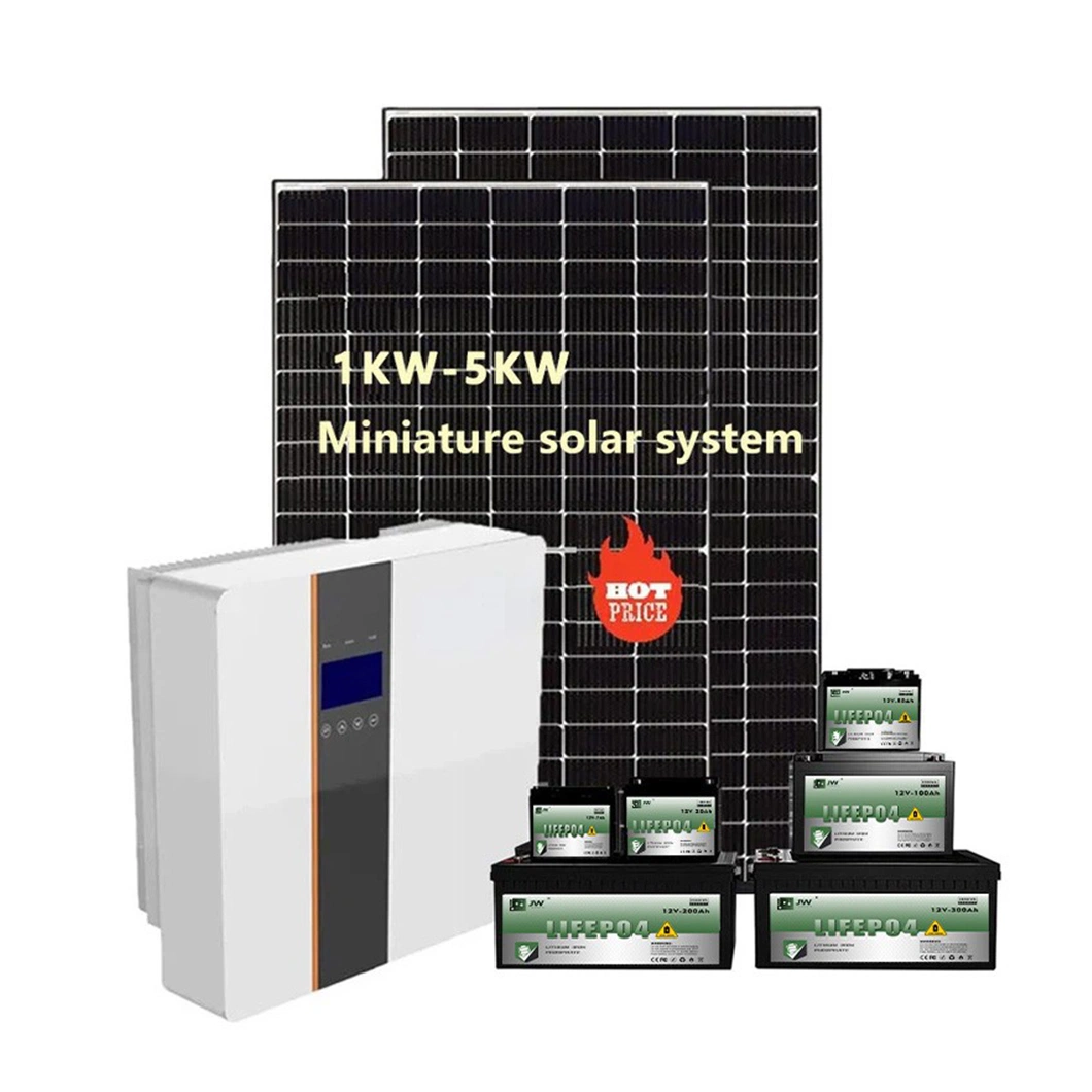 Solar System Household Power Source Energy Completely off-Grid Hybrid Energy System 20kw 30kw 220V 380V