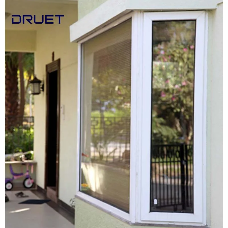 Latest American European Designs UPVC PVC Vinyl House Window