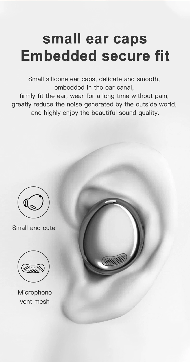 SGS 7 kleine Ohrkappen integrierte Secure Fit Bluetooth Wireless Headset