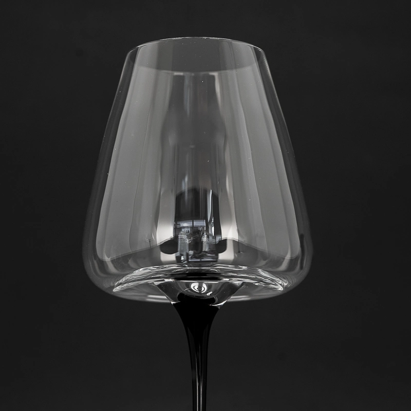 Custom привести Свободный Черный стержень Кубок Stemware шампанское Crystal красного вина из стекла