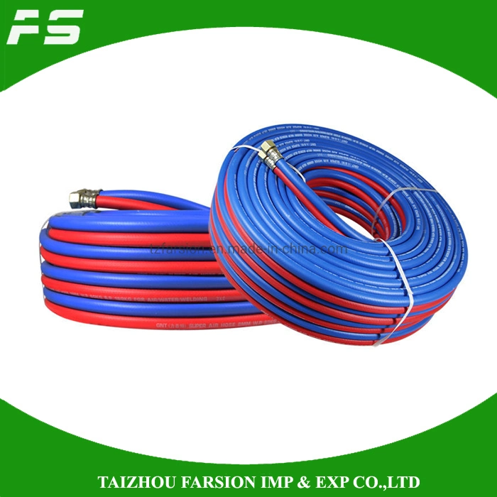 1/4pouce 50FT PVC et caoutchouc flexible Twin chalumeau oxy du tuyau flexible de coupe d'oxygène de l'Acétylène