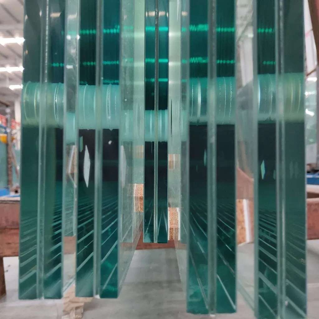 Vidrio flotante laminado/vidrio templado laminado transparente de baja seguridad de hierro Con película PVB SGP para edificio/Muebles/Mesa de Mesa/Puerta de Ducha/decoración