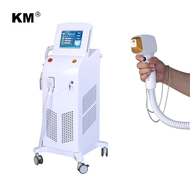 Kemei Hot Sale Painless Permanent 808 Diode Laser Portable/ 808 Diode Laser Hair Removal Equipment with Ce ISO