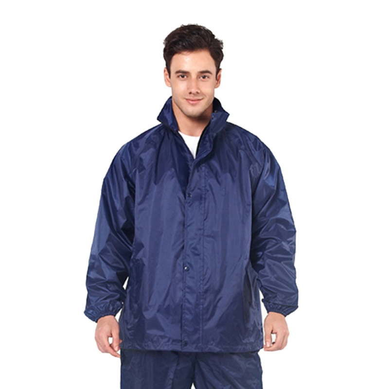 New Style Wasserdichte Sicherheit Regenbekleidung Regenjacke Herren Reflektierend Regenjacke