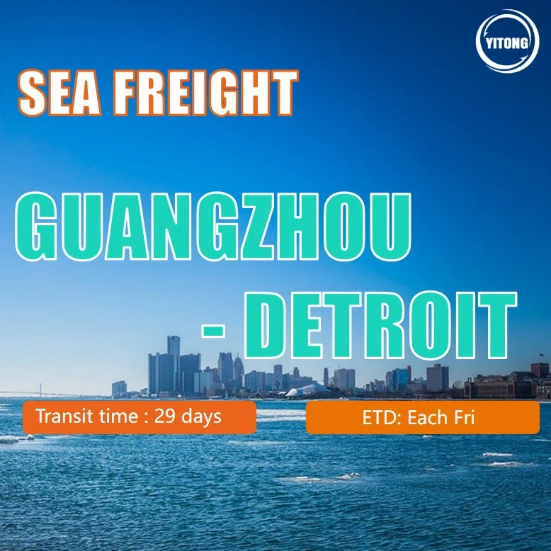 Frachtschiff Preis Seefracht Drop Ship Guangzhou Warehouse Shipping Zollabfertigung der Handelsstelle Seefracht von Xiamen nach Detroit