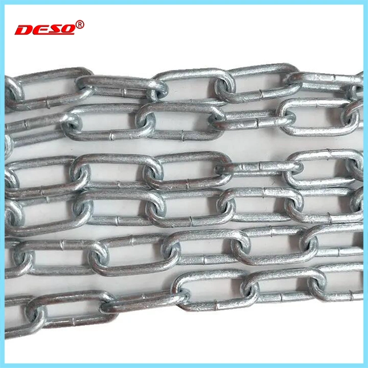 Carbon Steel and Stainless Steel Short Link Chain DIN764 Welded Link Chain