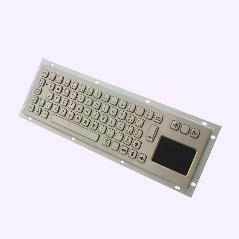 Hot Sale Waterproof Metallic Keyboard with Touch Pad