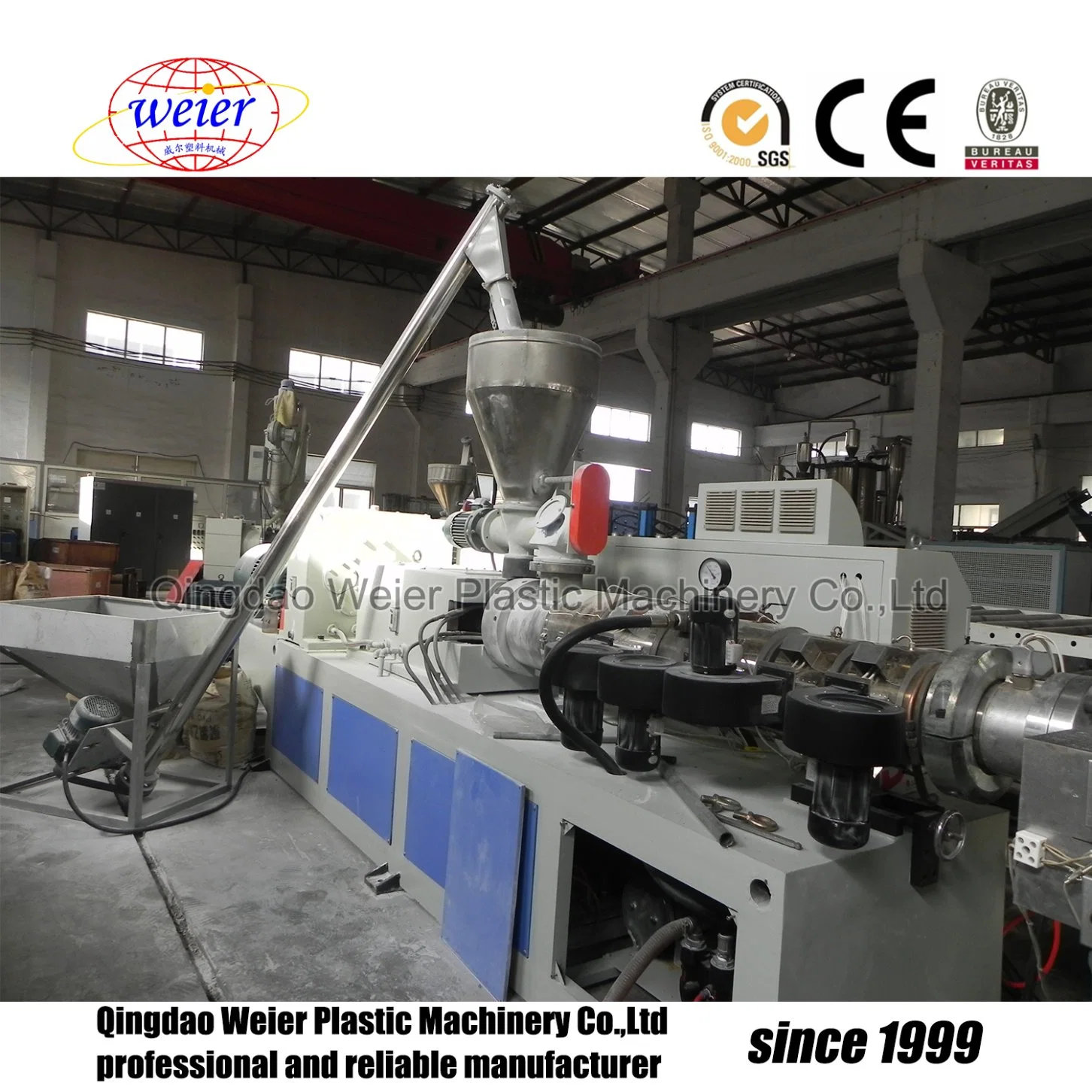 PVC Wave Roof Tile Production Line with Long Life Span