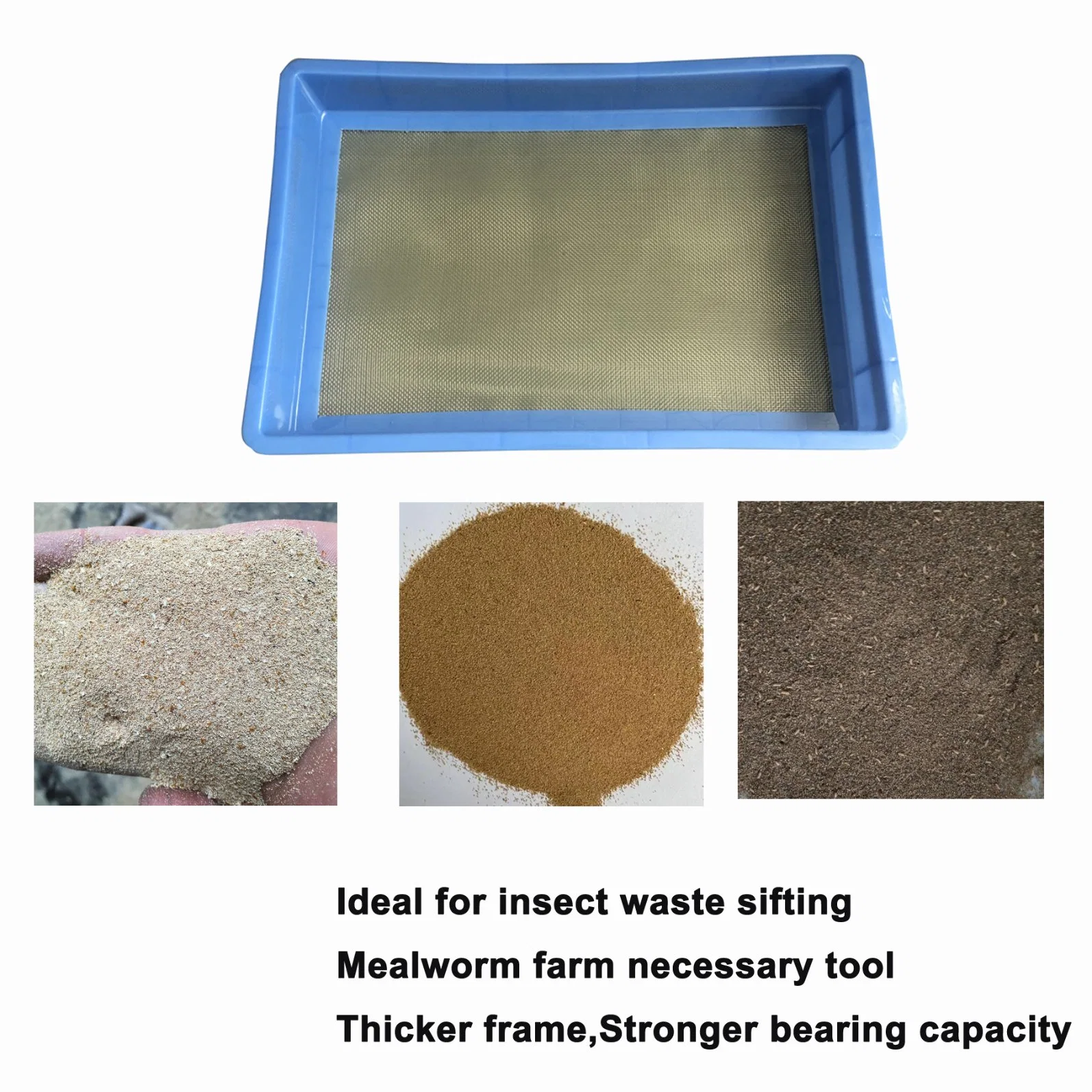 Tenebrio Molitor Superworm Mealworm Frass Waste Poop Sifter