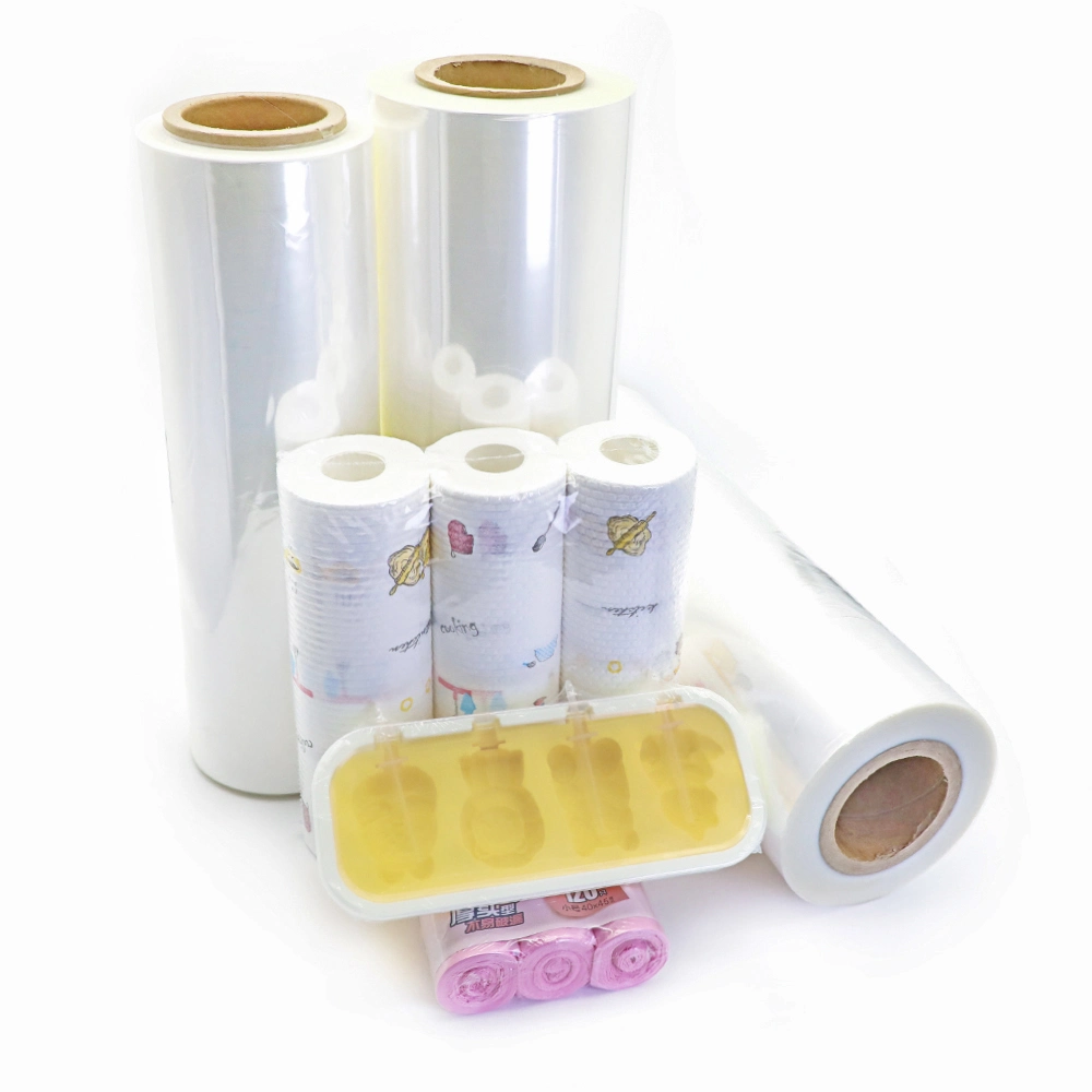 Packing Material for Detergent Bottle Wrap etc. Custom Plastic Print Plain POF Shrink Film Polyolefin