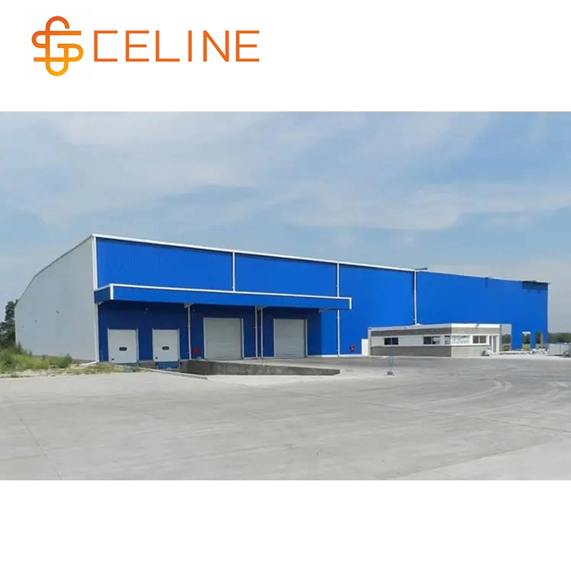 Industrial Factory Storage Hangar Metal Frame Construction Structure Warehouse Steel Building with Design Service