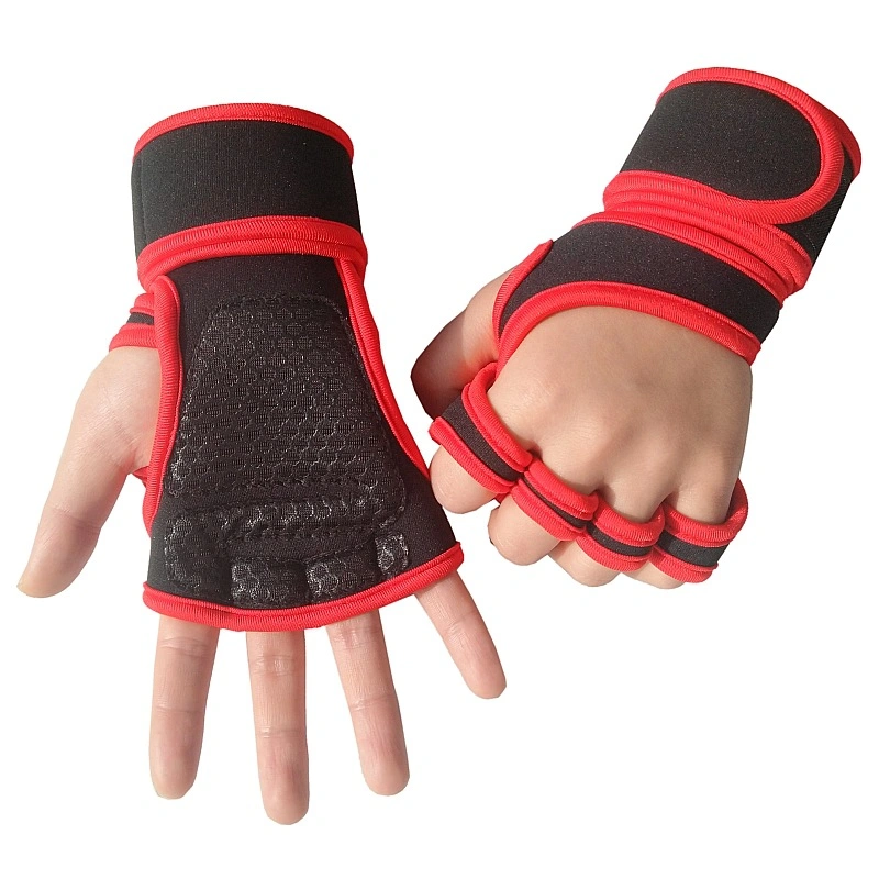 Cycling Fitness Weight Lifting Fingerless Gym Gloves Exercise for Men