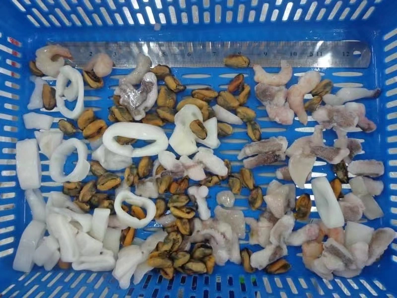 Frozen Nutritious Seafood Mix Squid/Calamari/Calamar/Pota Crab Stick Mussel Shrimp Clam Meat