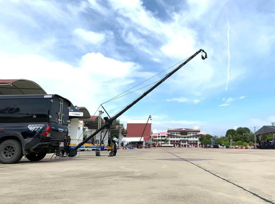 St-Video Jimmy Jib Extreme 3-Wheel Camera Crane12m